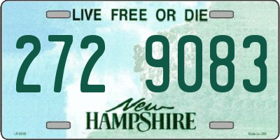 NH license plate 2729083