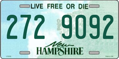 NH license plate 2729092