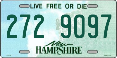 NH license plate 2729097