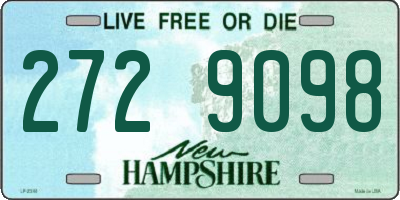 NH license plate 2729098