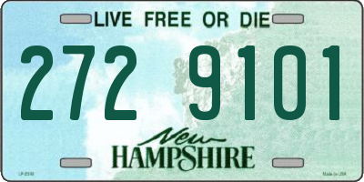 NH license plate 2729101