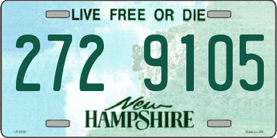 NH license plate 2729105