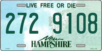 NH license plate 2729108