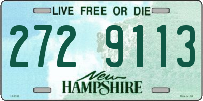 NH license plate 2729113