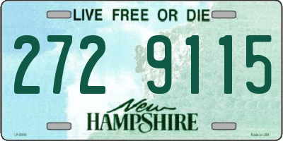 NH license plate 2729115