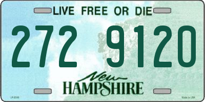 NH license plate 2729120