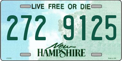 NH license plate 2729125