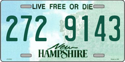 NH license plate 2729143