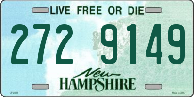 NH license plate 2729149