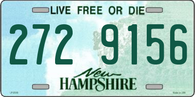 NH license plate 2729156
