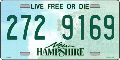 NH license plate 2729169