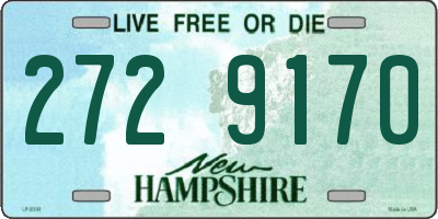NH license plate 2729170