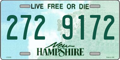NH license plate 2729172