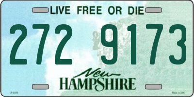 NH license plate 2729173