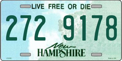 NH license plate 2729178