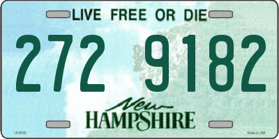 NH license plate 2729182