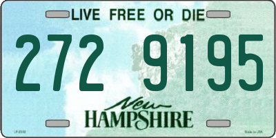NH license plate 2729195