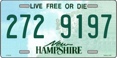 NH license plate 2729197