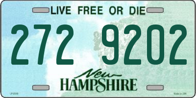 NH license plate 2729202