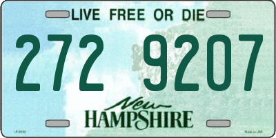 NH license plate 2729207