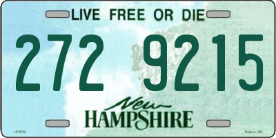 NH license plate 2729215