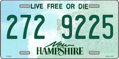 NH license plate 2729225