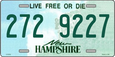 NH license plate 2729227