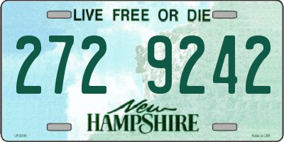 NH license plate 2729242