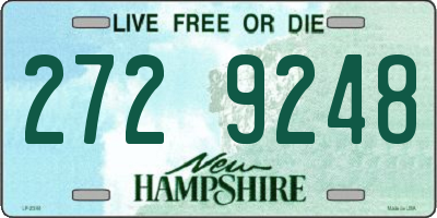 NH license plate 2729248