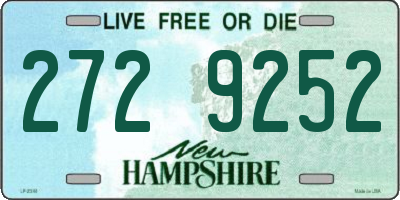 NH license plate 2729252