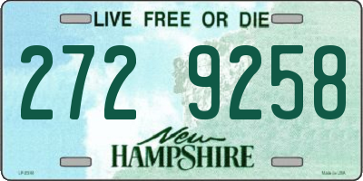NH license plate 2729258