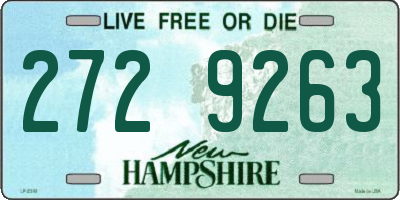 NH license plate 2729263