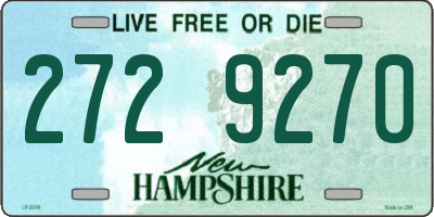 NH license plate 2729270