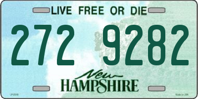 NH license plate 2729282