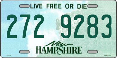 NH license plate 2729283