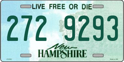 NH license plate 2729293