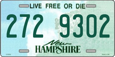 NH license plate 2729302
