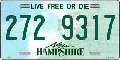 NH license plate 2729317