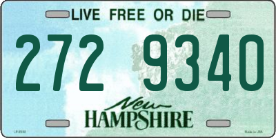 NH license plate 2729340