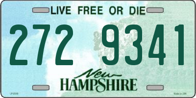 NH license plate 2729341