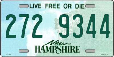 NH license plate 2729344