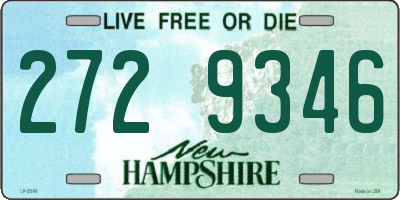 NH license plate 2729346
