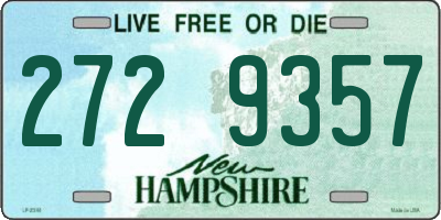 NH license plate 2729357