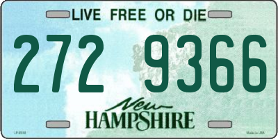 NH license plate 2729366