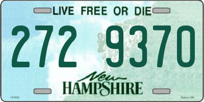 NH license plate 2729370