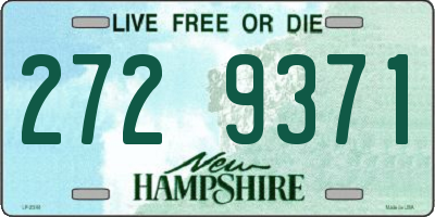 NH license plate 2729371
