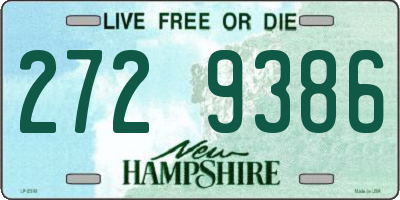 NH license plate 2729386