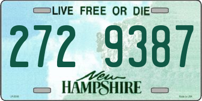 NH license plate 2729387