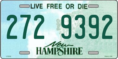 NH license plate 2729392