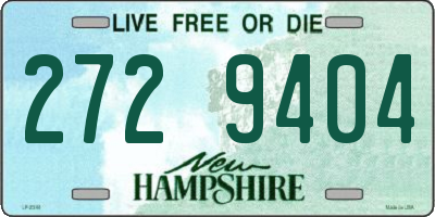 NH license plate 2729404